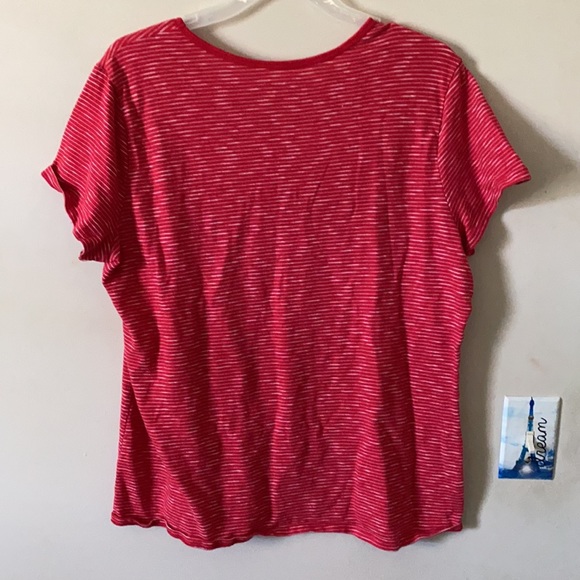 Time and true red stripped shirt - Picture 2 of 2